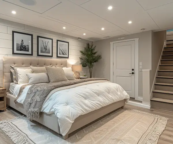 basement bedroom conversion in Belleville IL