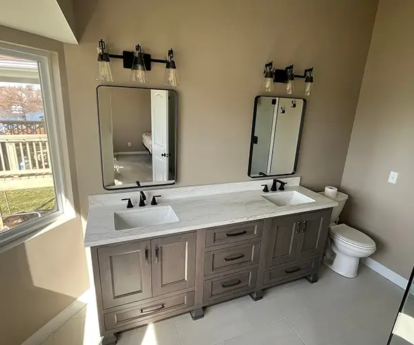 bathroom vanity installation and replacement services in Belleville Illinois